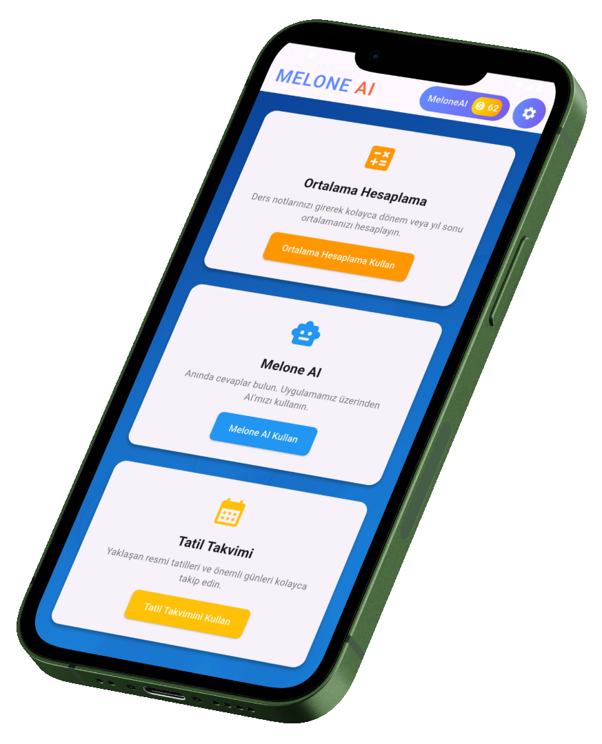 Melone AI Mobil Uygulama